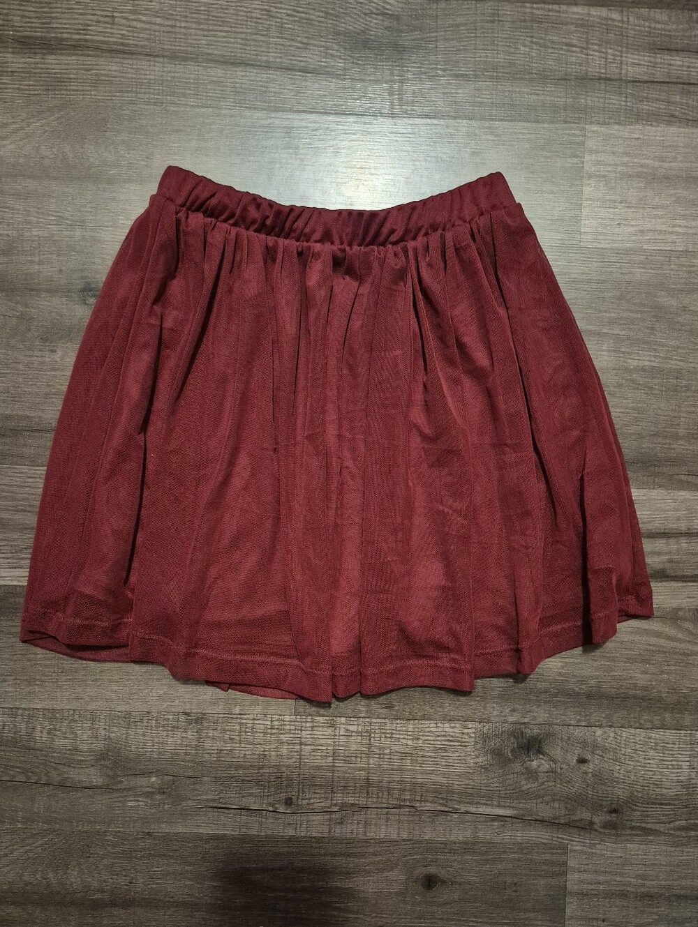 Maroon skater skirt